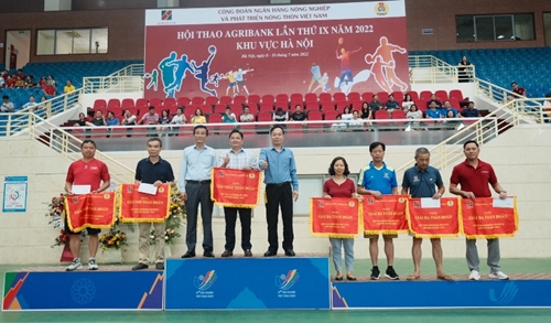 Bế mạc Hội thao Agribank khu vực thành phố Hà Nội lần thứ 9 năm 2022